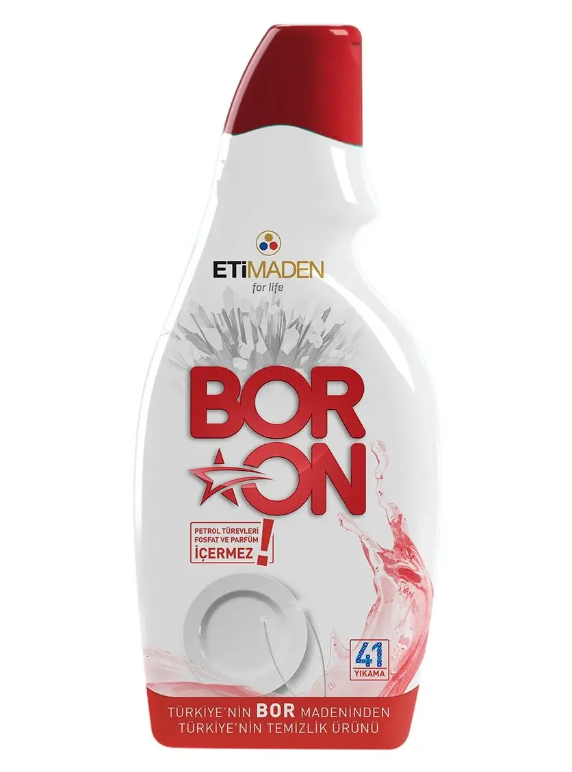 Boron Jel Bulaşık Makinesi Temizlik Ürünü 820 ml + 110 ml Doğal Parlatıcı Hediyeli