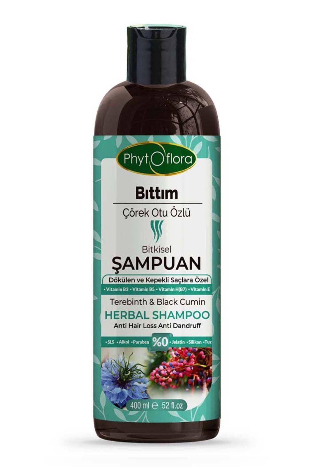 PhytOFlora Bıttım Özlü Bitkisel Şampuan 400 ml - Dökülen ve Kepekli Saçlara Özel