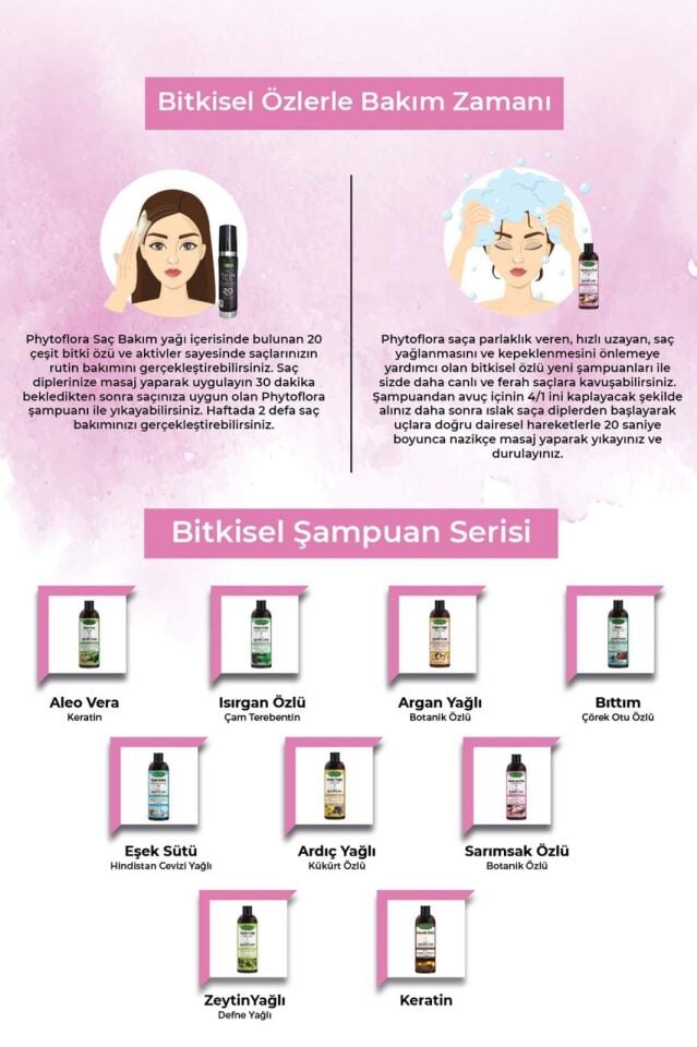 PhytOFlora Sarımsak Özlü Bitkisel Şampuan 400ml - Dökülen ve Kepekli Saçlara Özel