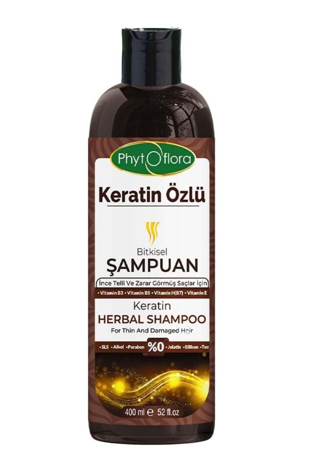 PhytOFlora Keratin Özlü Şampuan - İnce Telli ve Zarar Görmüş Saçlara Özel