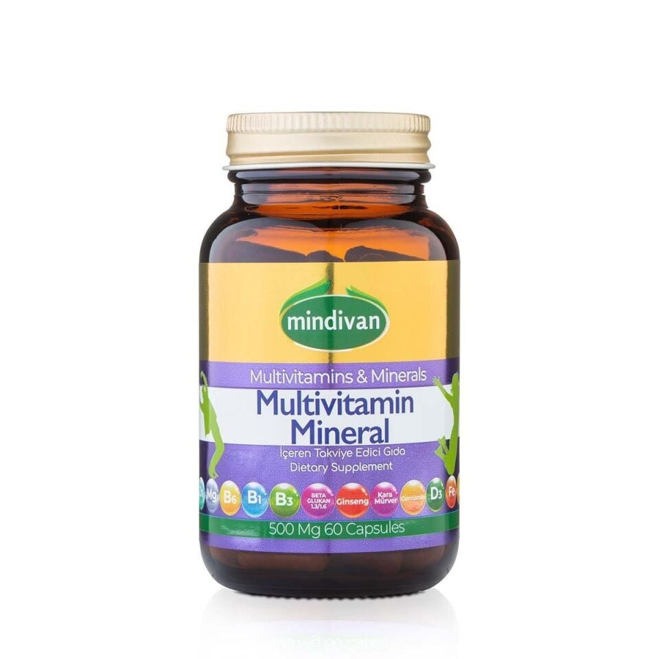 Mindivan Multivitamin 60 Kapsül - Kapsül Gıda Takviyesi