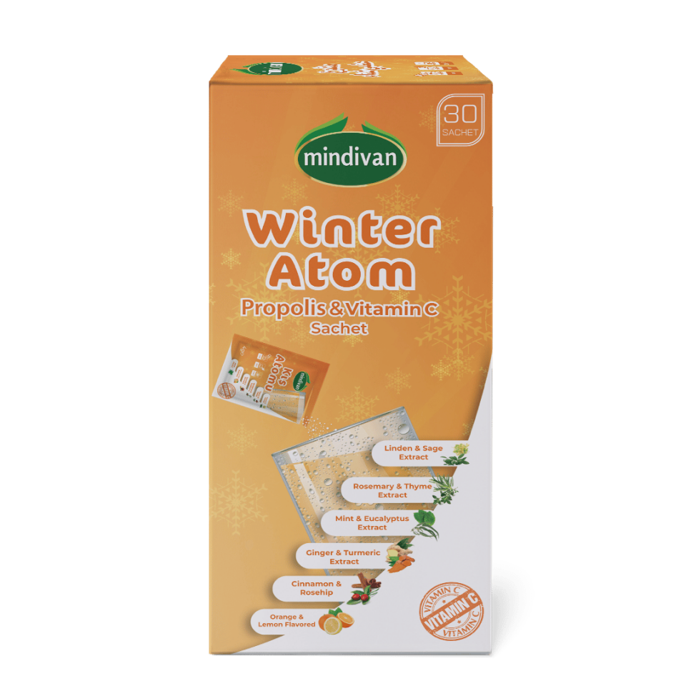 Mindivan Kış Atomu Propolis ve C Vitamini - 30 şase Tek Kullanımlık