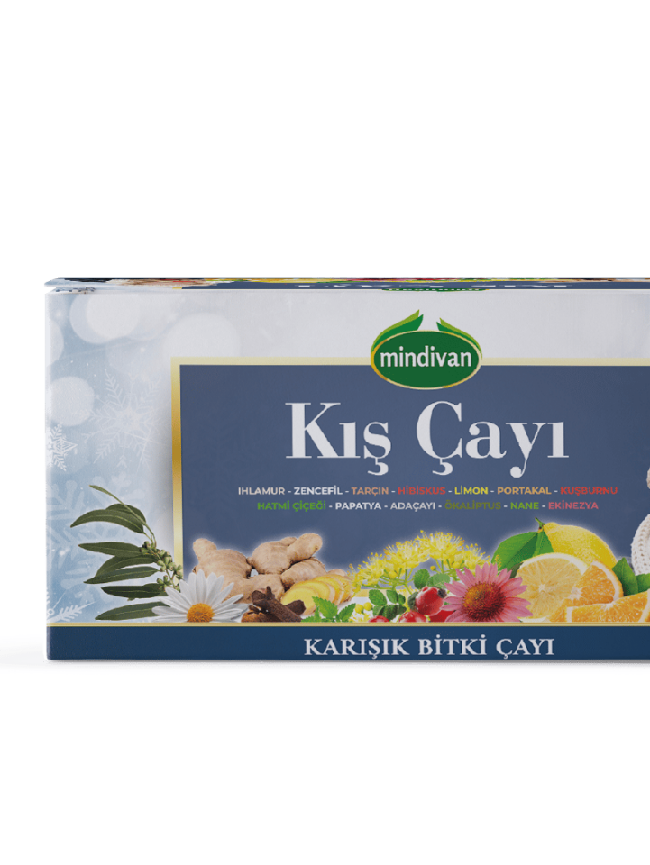 Mindivan Zencefilli Kış Çayı - 30'lu Süzen Poşet Çay