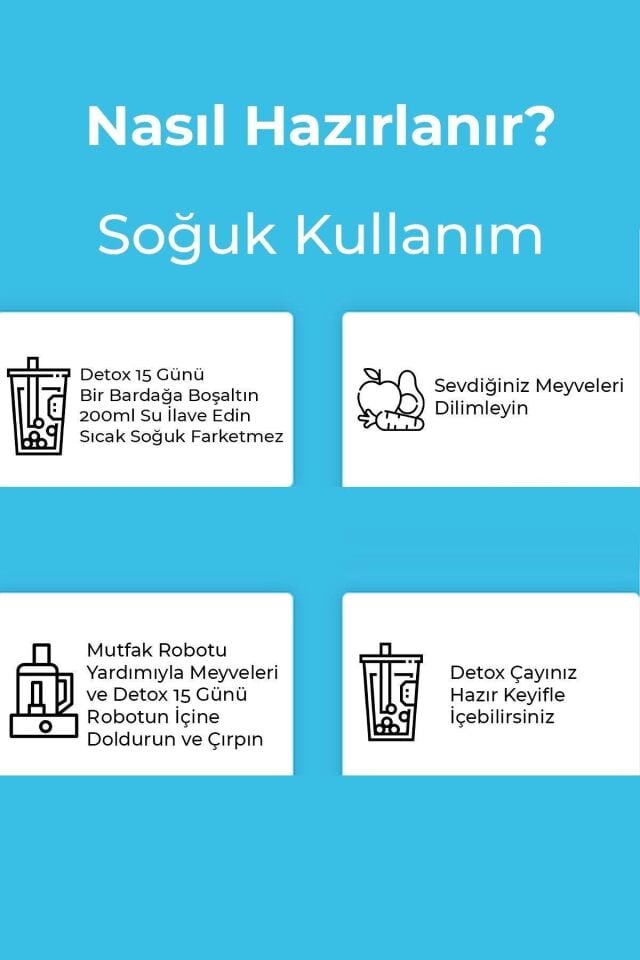 Mindivan Detox 15 gün Çayı 30'lu - Şase Tek Kullanımlık