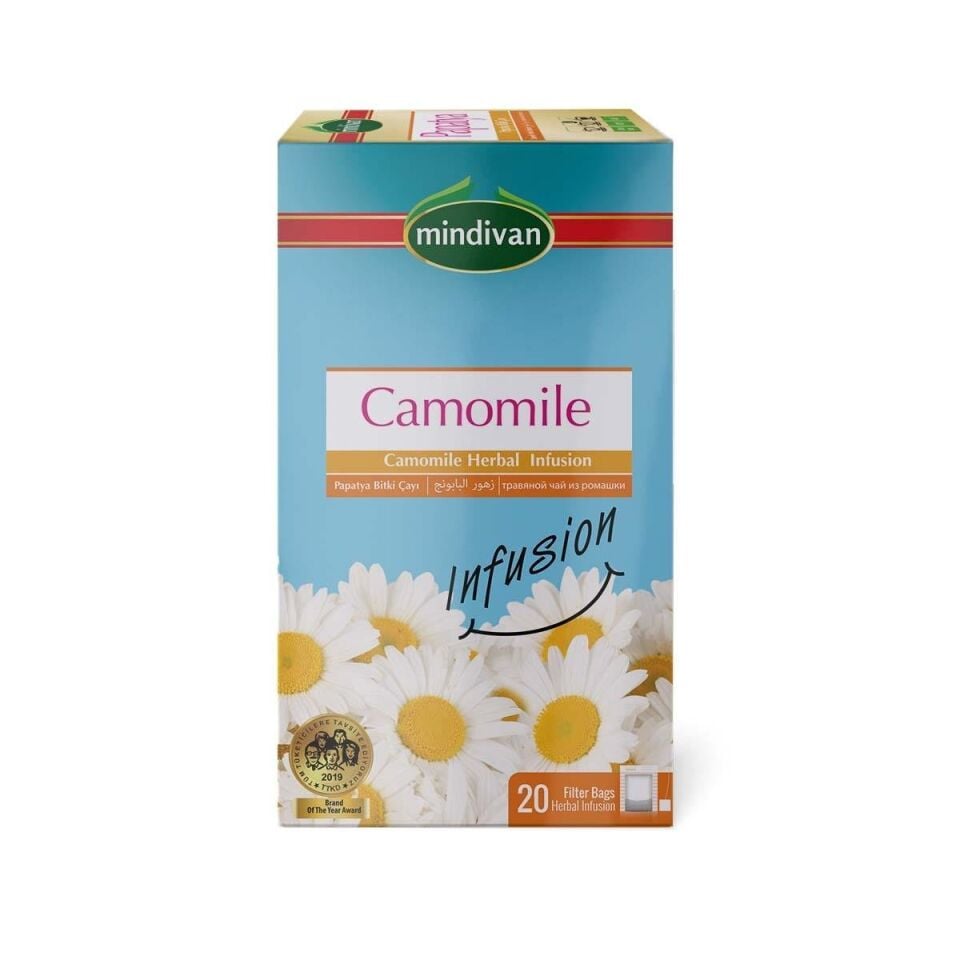 Mindivan Papatya Bitki Çayı - 20'Li Premium Süzen Poşet Çay