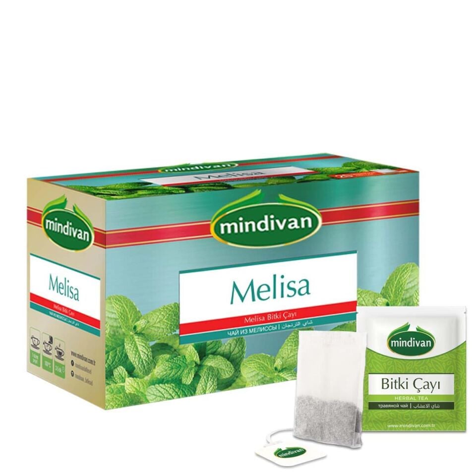 Mindivan Melisa Bitki Çayı - 20'Li Premium Süzen Poşet Çay