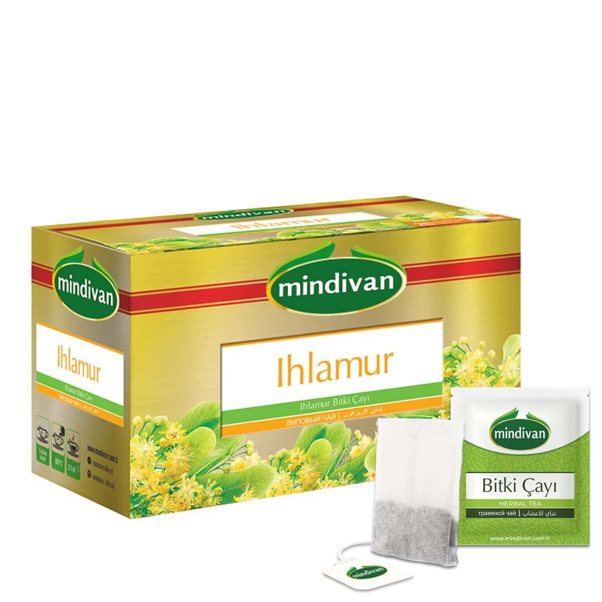 Mindivan Ihlamur Bitki Çayı - 20'Li Premium Süzen Poşet Çay