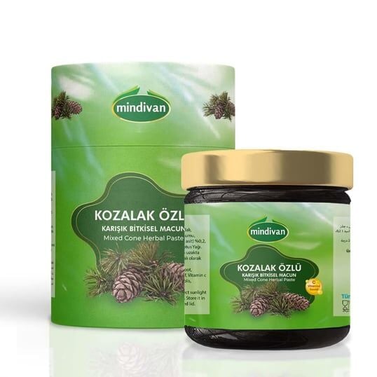 Mindivan Kozalak Özü Karışık Bitkisel Macunu 240g - Fonksiyone Ekstraktlı Bitkisel Macun
